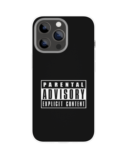 Parental Advisory Themed Phone Case