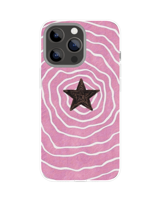 Y2K Star Swirl Themed Phone Case