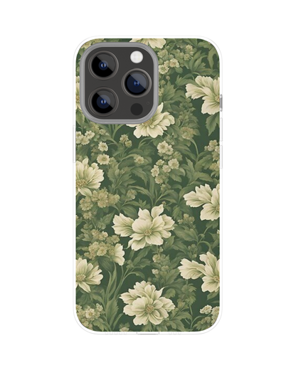 Aesthetic Flowers Pattern Themed Phone Case