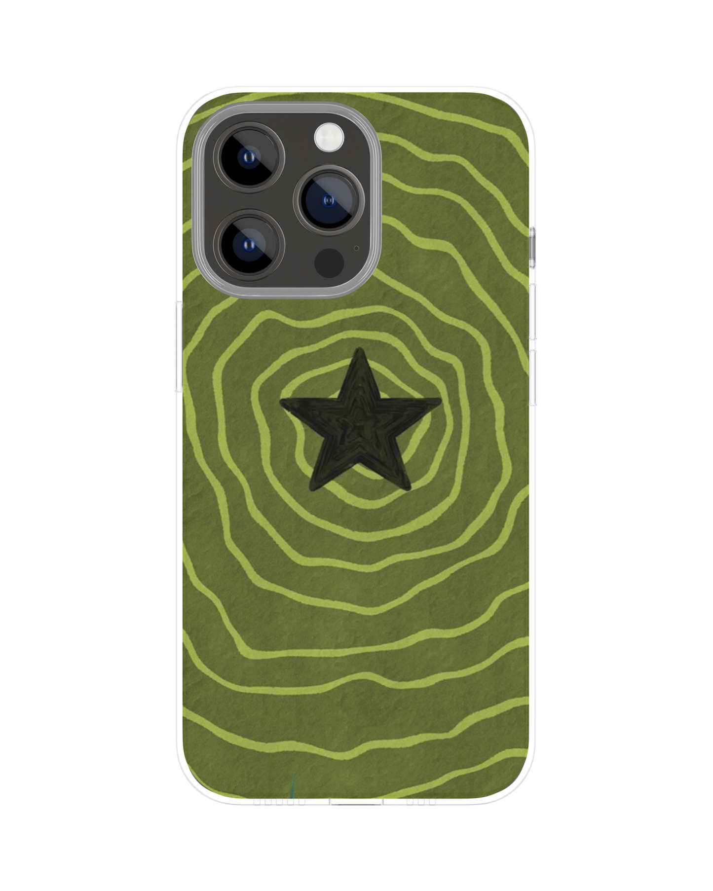 Y2K Star Swirl Themed Phone Case