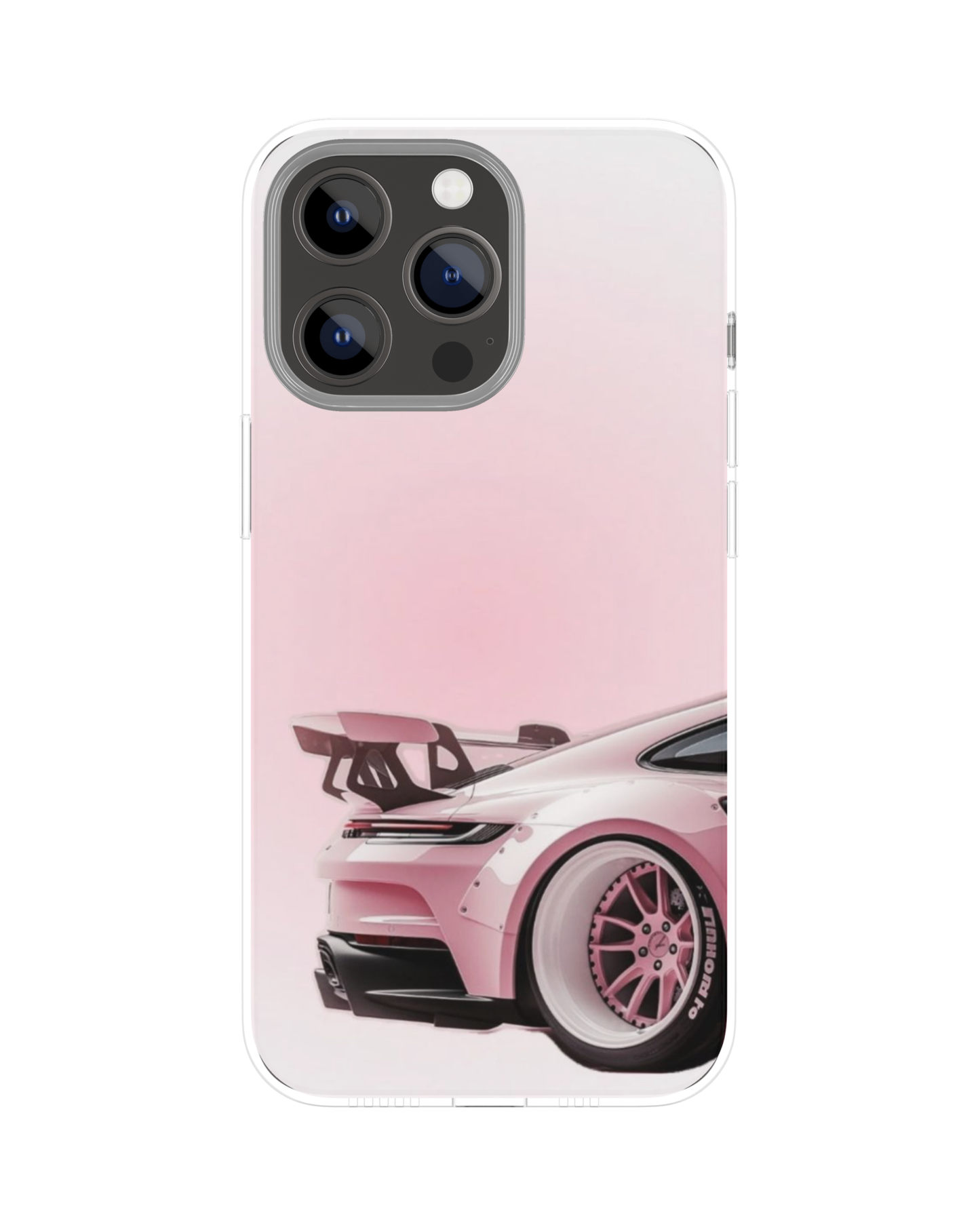 Girly Pink Cars Themed Phone Case