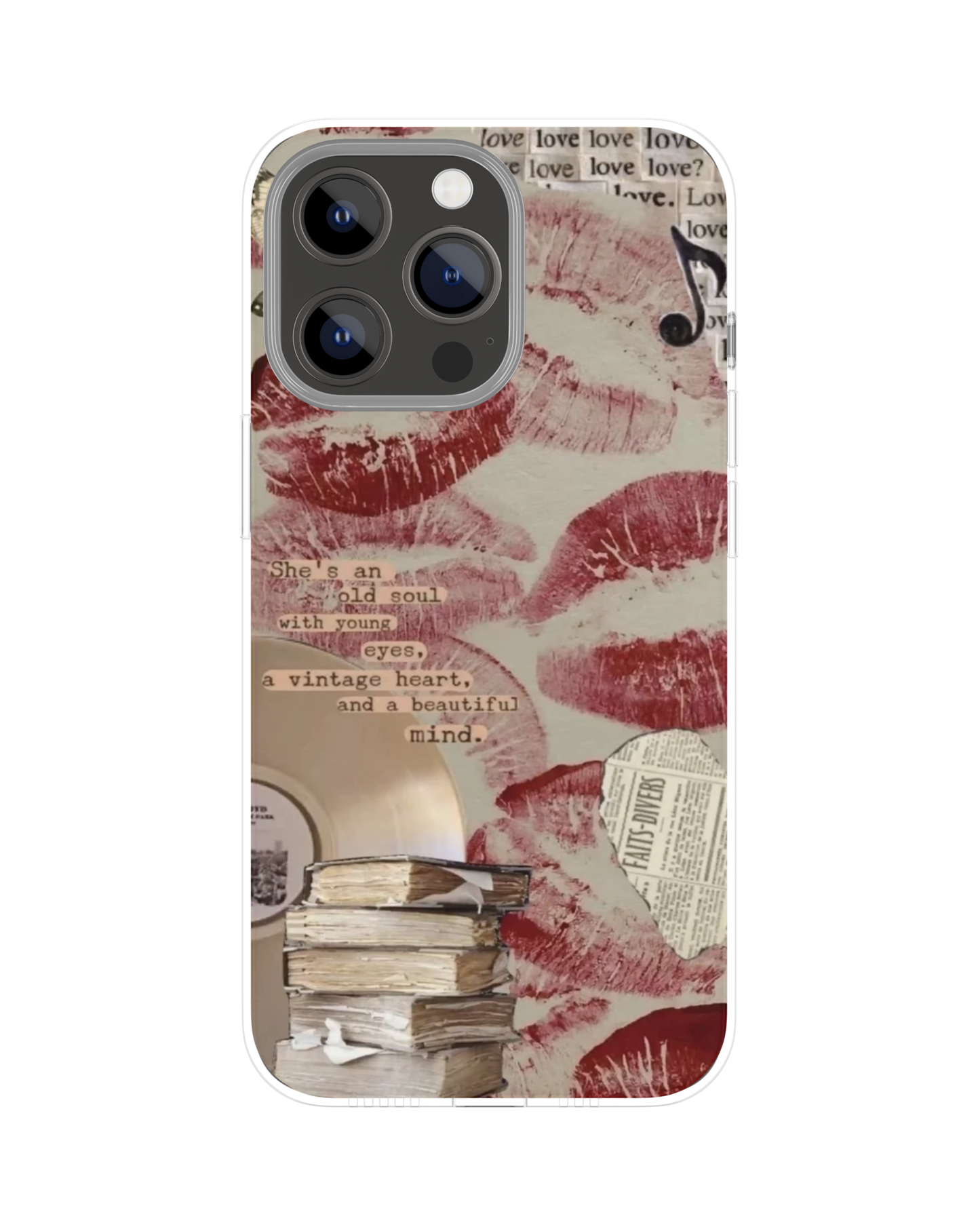 Lip Kiss Themed Phone Case
