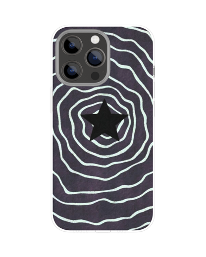Y2K Star Swirl Themed Phone Case