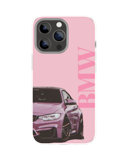 Girly Pink Cars Themed Phone Case