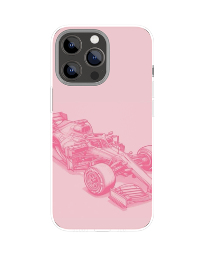 Girly Pink Cars Themed Phone Case