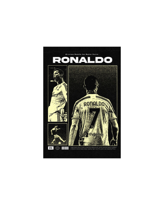 Cristiano Ronaldo Themed Posters